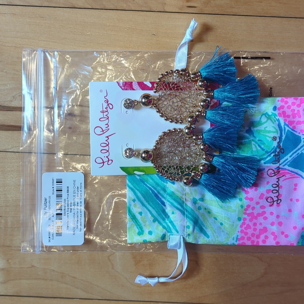 NWT Lilly Pulitzer Sea Dreamer Earrings